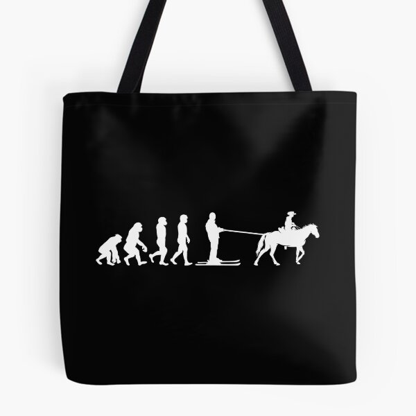 Item preview, Horse Skijoring Skiing Winter Sport Evolution designed and sold by CuteDesigns1.