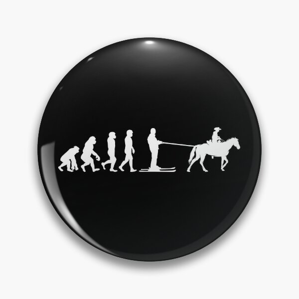 Item preview, Horse Skijoring Skiing Winter Sport Evolution designed and sold by CuteDesigns1.