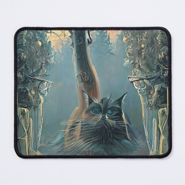 Item preview, Cat in mechanical jungle designed and sold by bogfl.