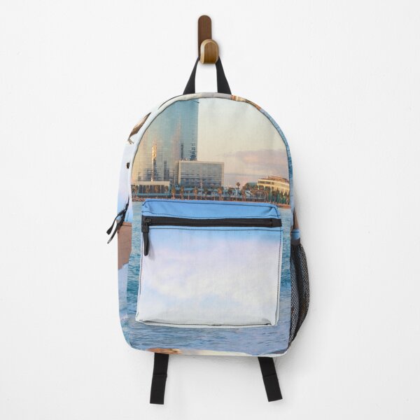 Item preview, Barcelona, Spain - Barceloneta beach Landscape designed and sold by Ladies-Boutique.