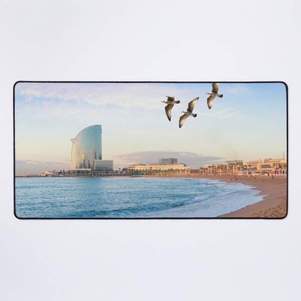 Item preview, Barcelona, Spain - Barceloneta beach Landscape designed and sold by Ladies-Boutique.