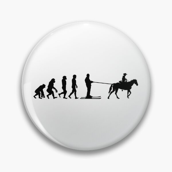 Item preview, Horse Skijoring Skiing Winter Sport Evolution designed and sold by CuteDesigns1.