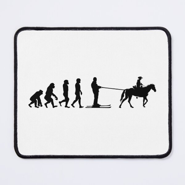 Item preview, Horse Skijoring Skiing Winter Sport Evolution designed and sold by CuteDesigns1.