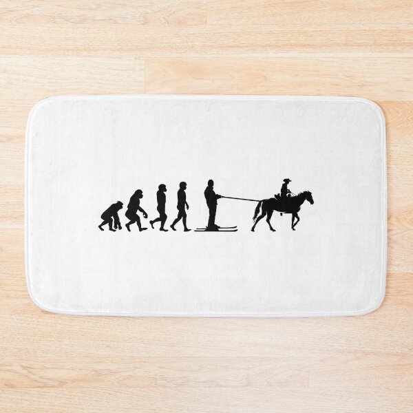 Item preview, Horse Skijoring Skiing Winter Sport Evolution designed and sold by CuteDesigns1.