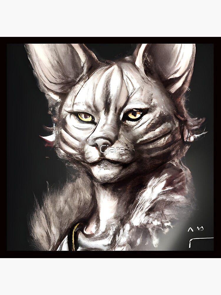 Thumbnail 2 of 2, Tote Bag, Tabaxi warlock designed and sold by Cjars.