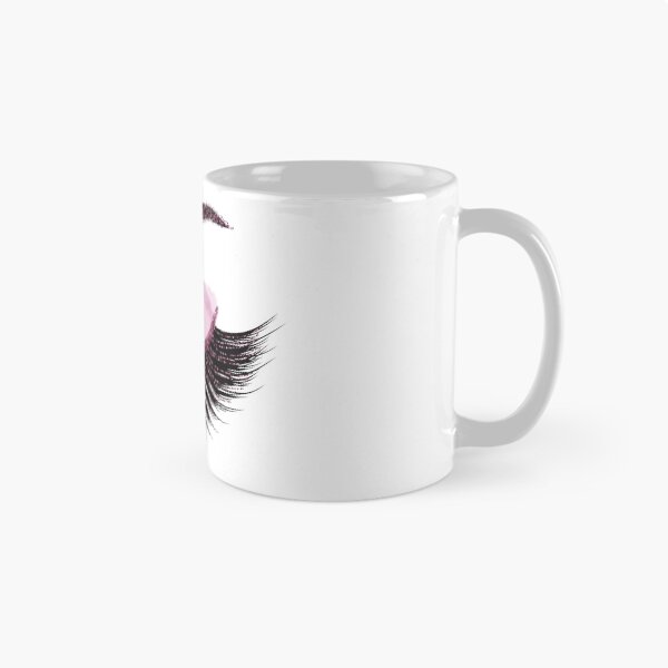 Item preview, Glittery burgundy lashes illustration designed and sold by sashica.