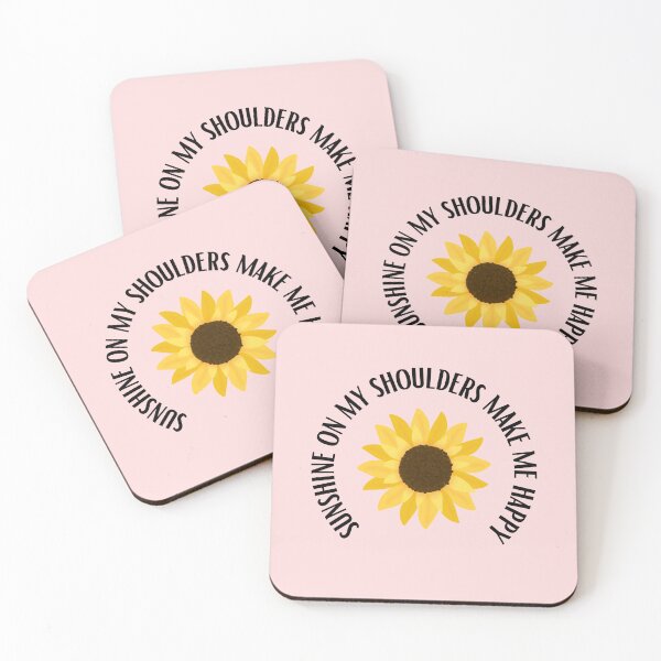 Item preview, Sunshine On My Shoulders Make Me Happy designed and sold by FrescoNat.