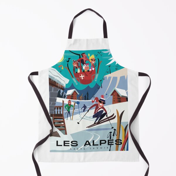 Item preview, Les Alpes ski poster designed and sold by GAGodel.