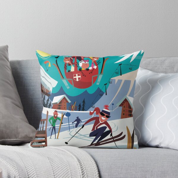 Item preview, Les Alpes ski poster designed and sold by GAGodel.
