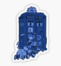 Doctor Whoosier Sticker