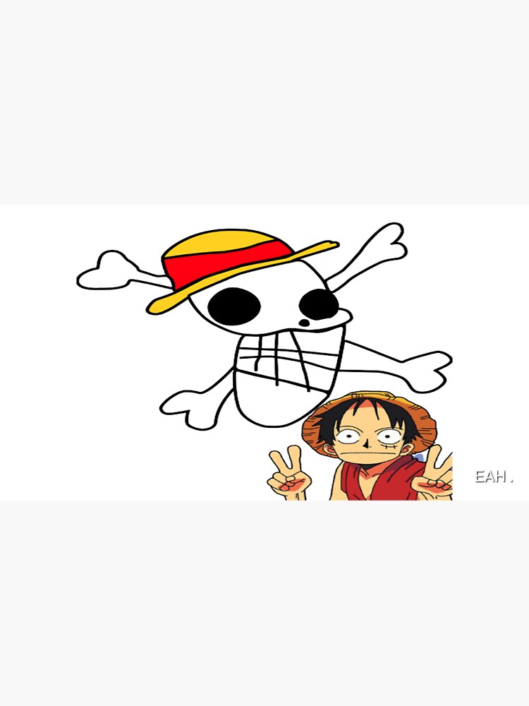 Le drapeau de l'équipage des chapeaux de paille dans One Piece