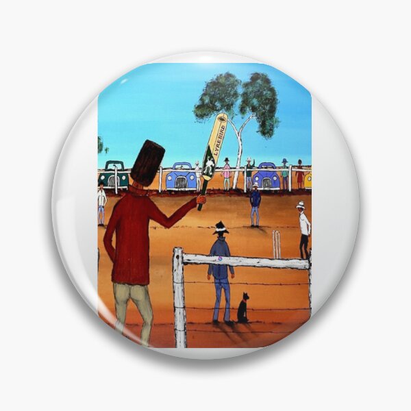 Item preview, "Ned Kelly goes into bat for Lyrebird Cricket"  1st Innings designed and sold by EJCairns.