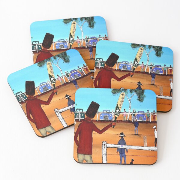 Item preview, "Ned Kelly goes into bat for Lyrebird Cricket"  1st Innings designed and sold by EJCairns.