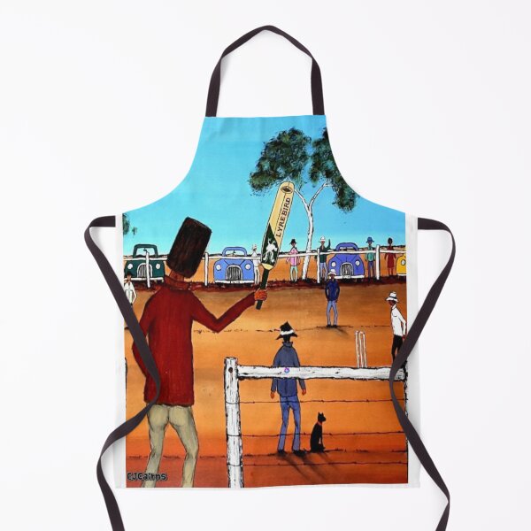 Item preview, "Ned Kelly goes into bat for Lyrebird Cricket" 1st Innings designed and sold by EJCairns.