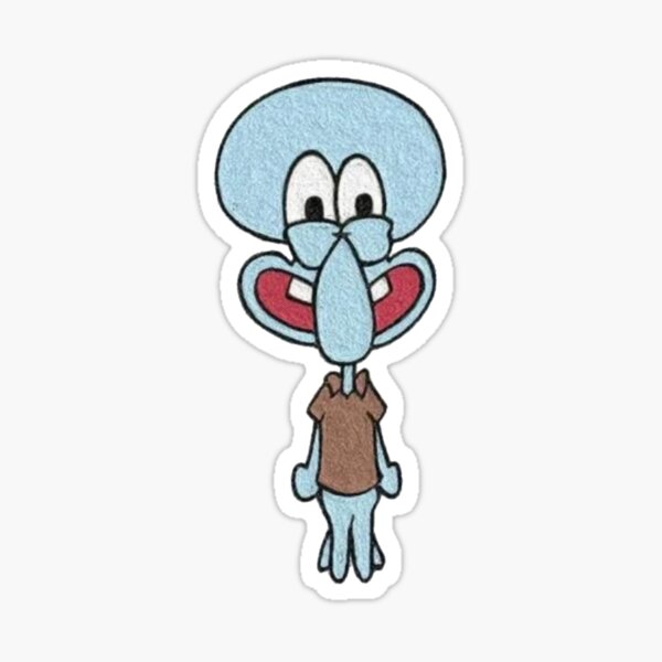 Squidward Tantacles Fans Art Sticker For Sale By Hayzeniif Redbubble 3184