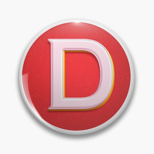 Item preview, 3D D Letter Sticker designed and sold by Ravex  Graphix.