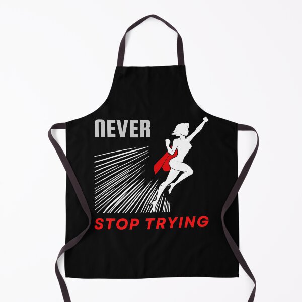 Item preview, Never stop trying motivational design designed and sold by DigitalMagShop.