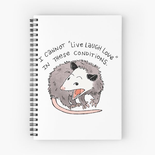 Item preview, Opossum Live Laugh Love designed and sold by Graphicphattee.