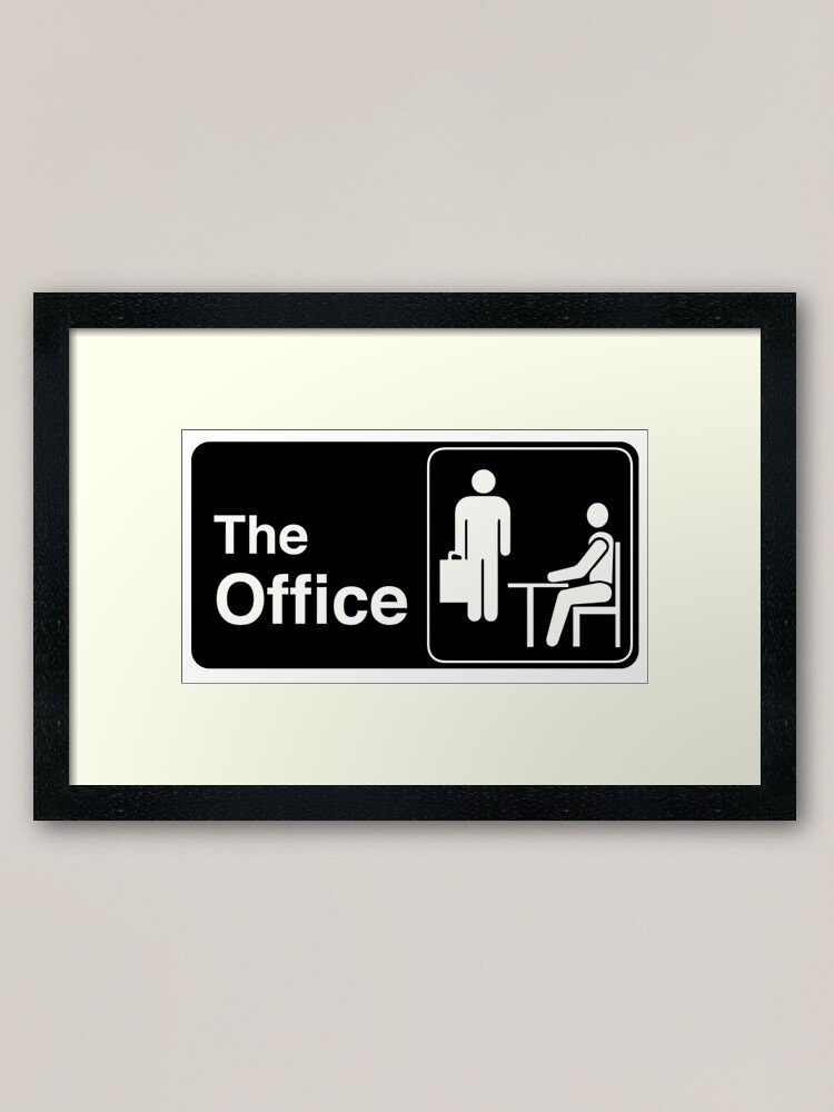 "The Office" Framed Art Print for Sale by laureum Redbubble