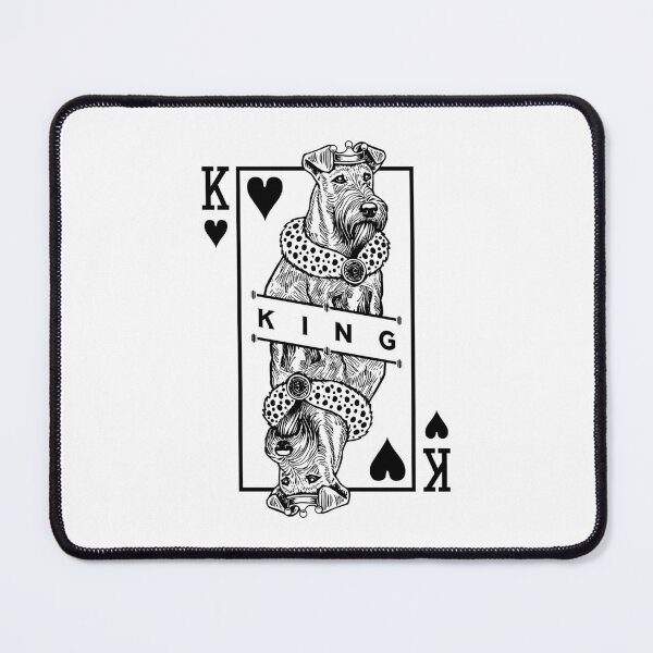 Item preview, Irish Terrier King Of Hearts Funny Dog Lover Pop Art designed and sold by GrandeDuc.