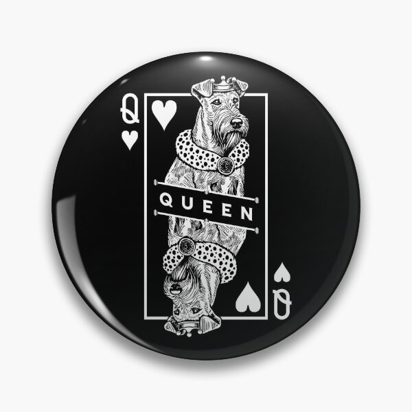 Item preview, Irish Terrier Queen Of Hearts Funny Dog Lover Pop Art designed and sold by GrandeDuc.