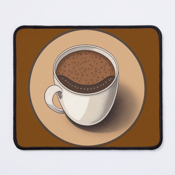 Item preview, Wake Up and Smell the Coffee - Coaster Art Illustration designed and sold by PixelPerfectCo.