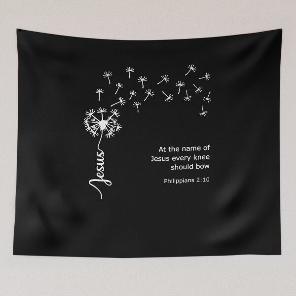 Item preview, Jesus - Dandelion Christian design - Philippians 2:10 designed and sold by simplydesignart.