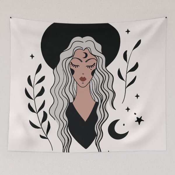 Item preview, Magical Sorceress Witch Sticker designed and sold by majnate.