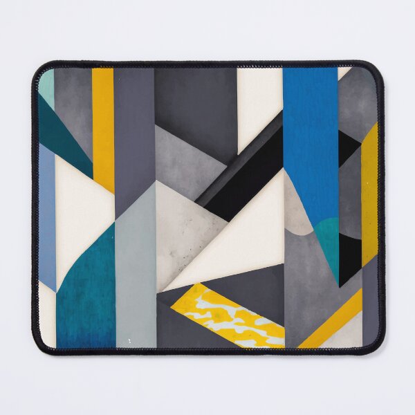 Item preview, DTLA Boogie No. 5, Geometric Abstract Oil Painting by Bossy Cat Home designed and sold by BossyCatHome.