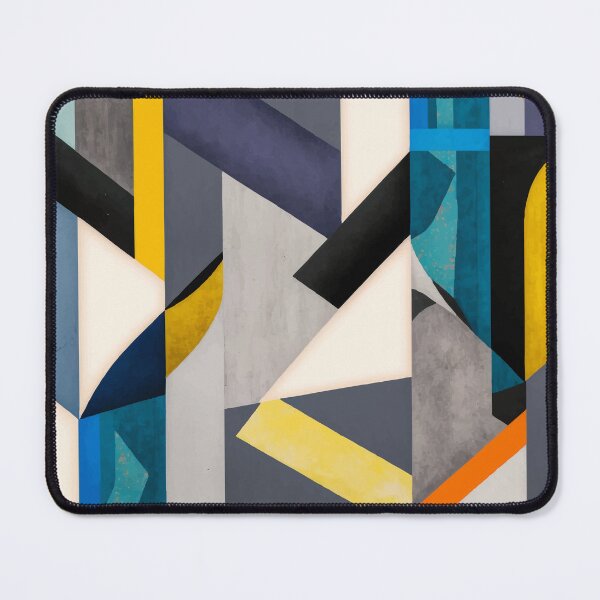 Item preview, DTLA Boogie No. 9, Geometric Abstract Oil Painting by Bossy Cat Home designed and sold by BossyCatHome.