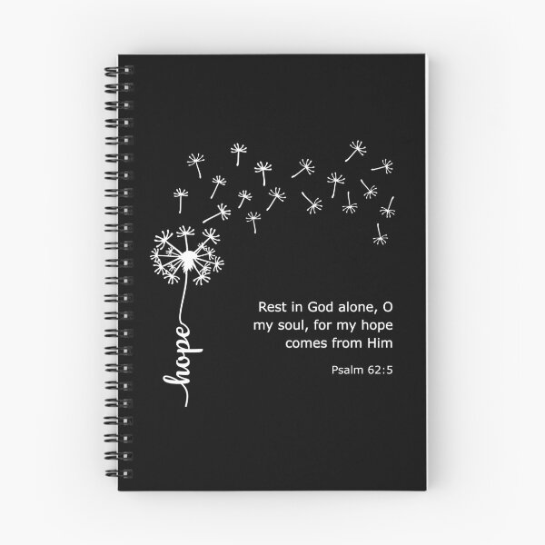 Item preview, Hope - Dandelion Christian design - Psalm 62:5 designed and sold by simplydesignart.