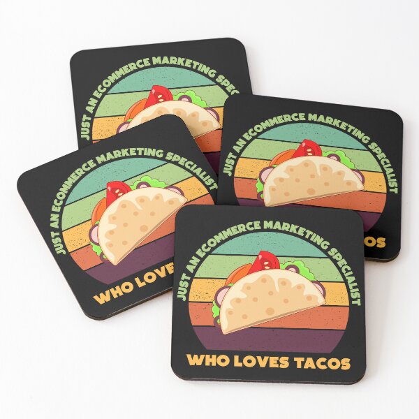 Item preview, Just an Ecommerce marketing specialist who loves tacos, funny food lovers Ecommerce marketing specialist, marketing department, humor, joke, meme, tacos lover, foodie worker, mexican food  designed and sold by SGS-.