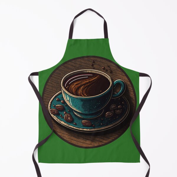 Item preview, Wake Up and Smell the Coffee - Coaster Art Illustration designed and sold by PixelPerfectCo.