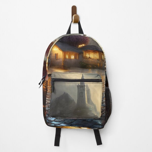 Item preview, Rainy Night in the Village designed and sold by FreeSpirit-Shop.