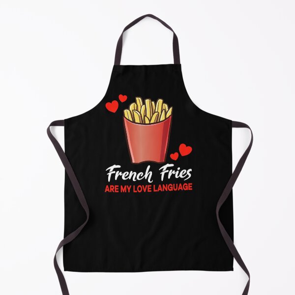 Aperçu de l'œuvre French Fries are my Love Language Funny créée et vendue par jonmlam.