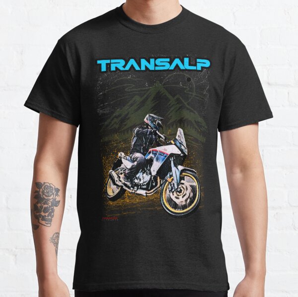 T shirt homme Transalp dans la boutique pour Motard