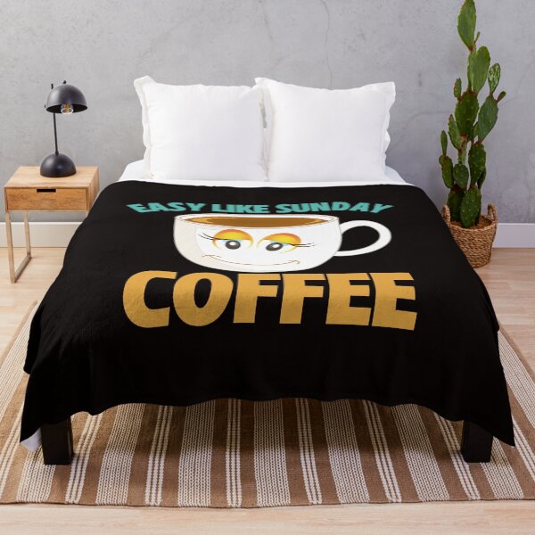 Item preview, Easy Like Sunday Coffee - Funny Laughing Cup Of Coffee designed and sold by leo121687.