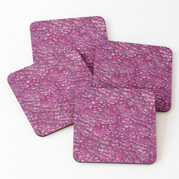 Item preview, Abstract metalic pink leopard texture design,Animal skin background designed and sold by oyonni design.