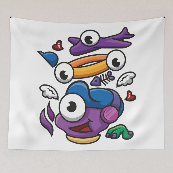 Item preview, monster boy doodle art designed and sold by yhuefpe.