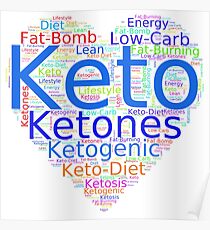 I Love KETO - Unique and Fun Products and Apparel Poster