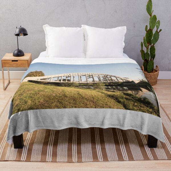 Item preview, Brdige above river during autumn day with clear sky designed and sold by honza28683.