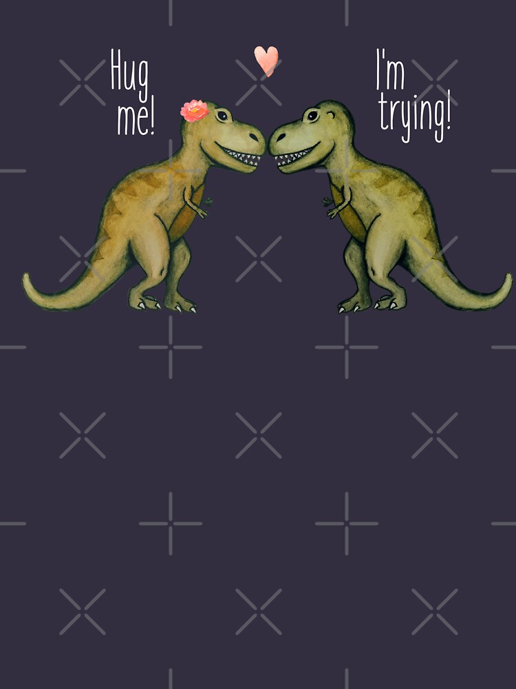 t rex hug