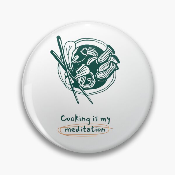 Item preview, Cooking is my meditation designed and sold by iStarDesign.