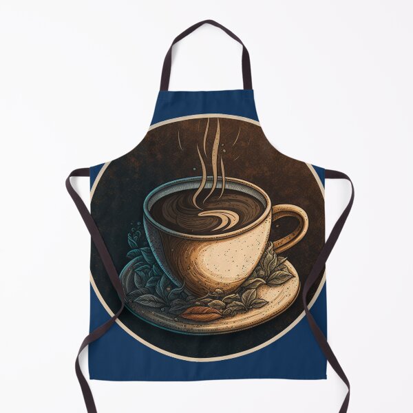 Item preview, Wake Up and Smell the Coffee - Coaster Art Illustration designed and sold by PixelPerfectCo.