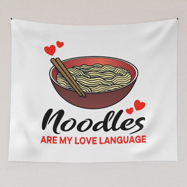 Item preview, Noodles are my Love Language designed and sold by jonmlam.