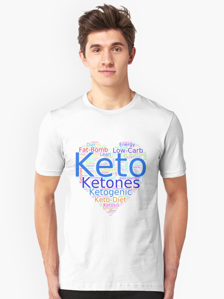 I Love KETO - Unique and Fun Products and Apparel" T-shirt by LolaAndJenny  | Redbubble