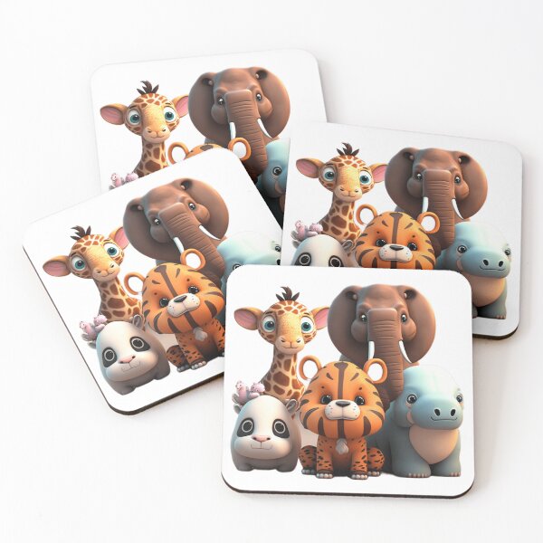 Item preview, Cheeby cute animals designed and sold by MKs-stickers.