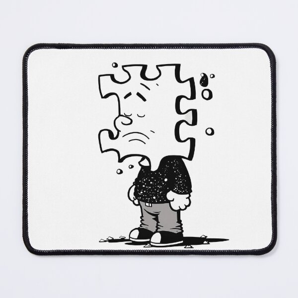 Item preview, A Puzzle of Emotions: A Cartoon Style Drawing Depicts the Complexity of Sadness. designed and sold by BotTastic.