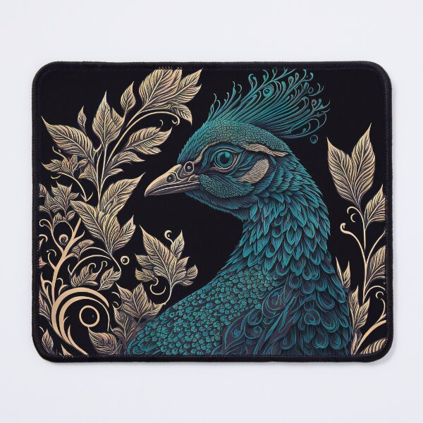 Item preview, Dark Turquoise Peacock designed and sold by OccultDreams.