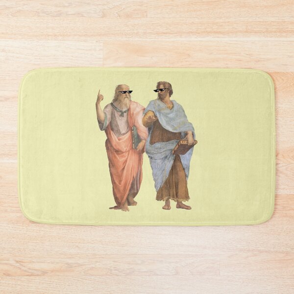 Item preview, Plato and Aristotle with cool pixel sun glasses designed and sold by Cleanthes.